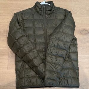 REI Men's Dark Green Puffer Jacket